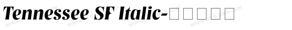 Tennessee SF Italic字体转换